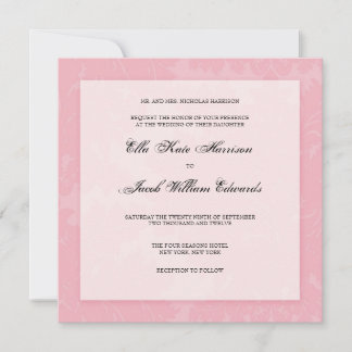Customisable Wedding Invitation :: DAMASK