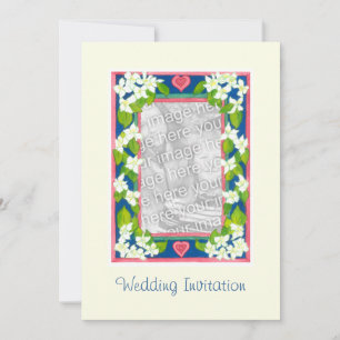 Customisable Wedding Invitation Photo Card