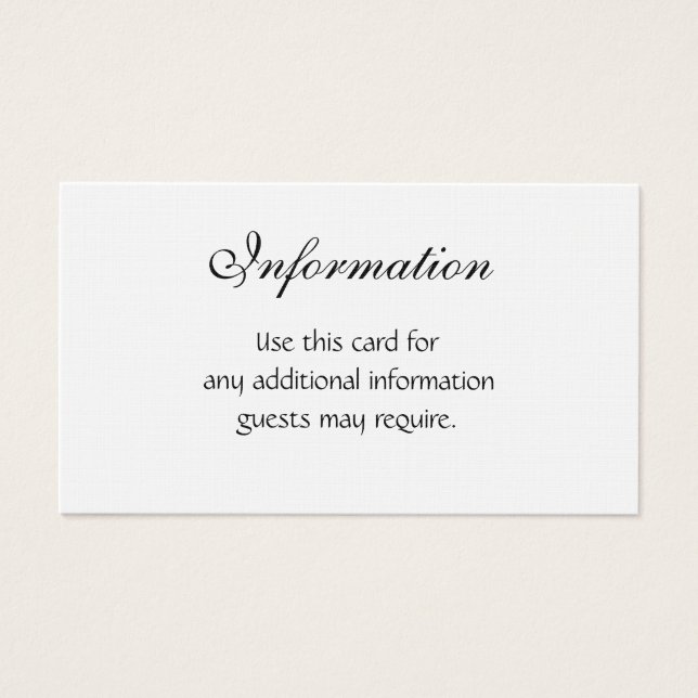 Customisable Wedding Invitation Sets (Front)