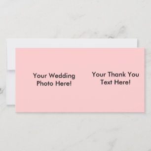 Customisable Wedding Photo Thank You Card!