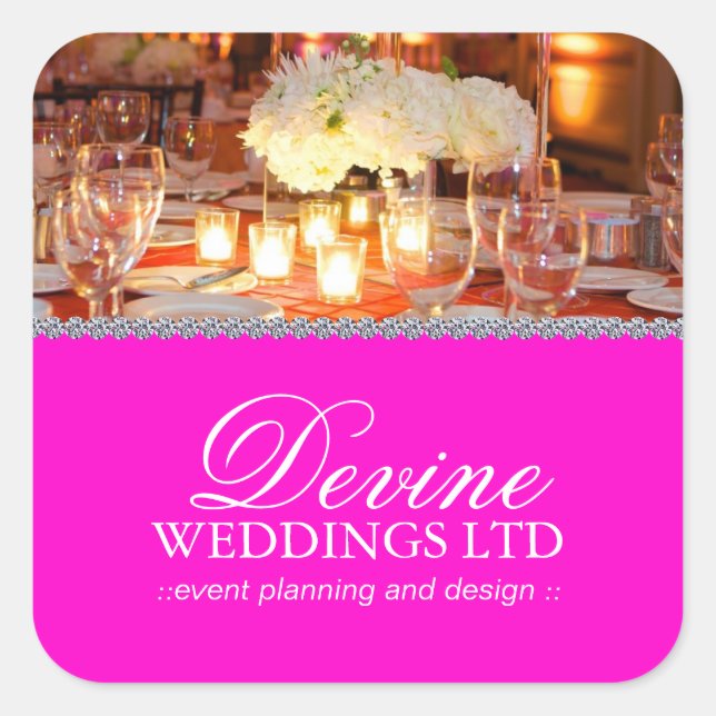 Customisable Wedding Planner Stickers (Front)