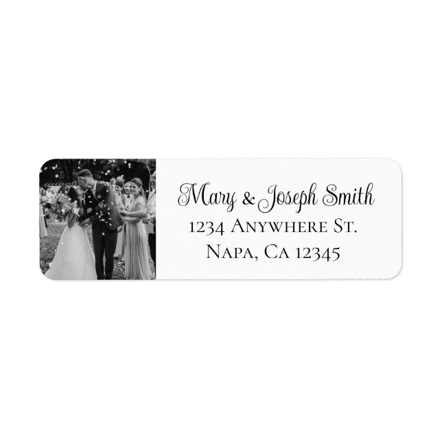 Customisable Wedding Thank You Photo Template  (Front)