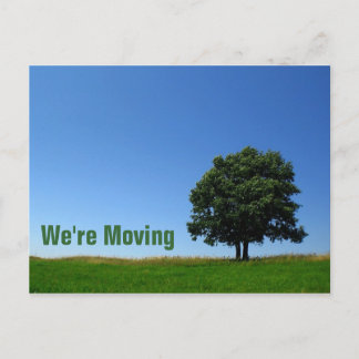 Customisable : We're Moving Announcement Postcard