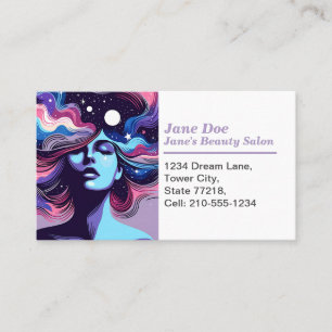 Customisable Whimsical Beauty Salon Appointment  Business Card