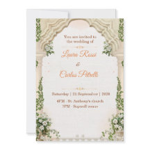 Customisable whimsical wedding invitation