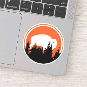 Customisable White Buffalo Outdoors Sticker