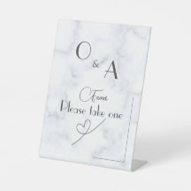 Customisable White Marble Pedestal wedding
