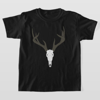 Customisable White-Tailed Deer Skull T-Shirt