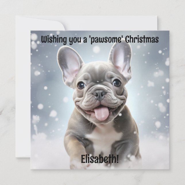  Customisable Winter Paws of Joy (Front)