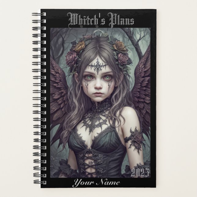 Customisable - "Witch's Plans #2" Planner (Front)