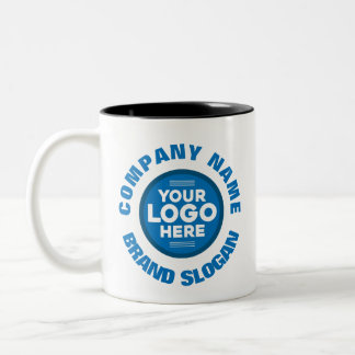 Customisable with Company Name & Logo Two-Tone Coffee Mug