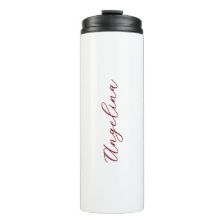 Customisable with your name or unique message thermal tumbler