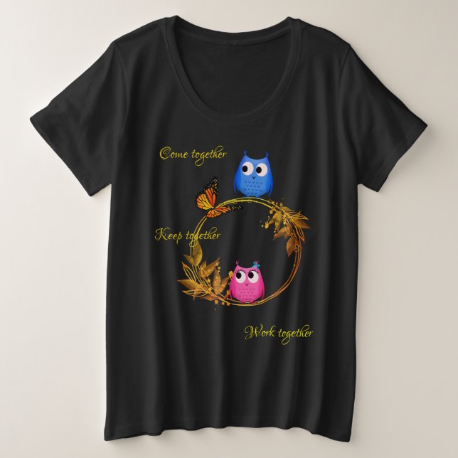 Customisable Woman's Fashionable Plus Size T-Shirt (Design Front)