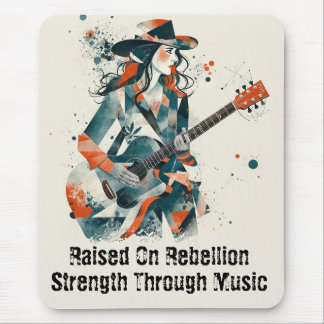 Customisable Women Abstract Art Inspirational Mouse Pad