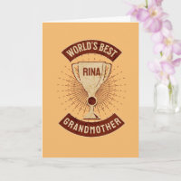 Customisable World's Best Grandma and Name Change