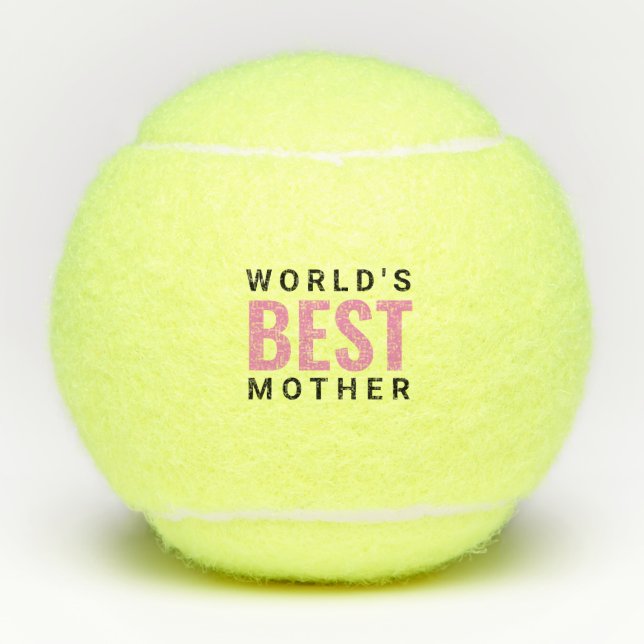 Customisable Worlds Best Mother Tennis Balls (Front)