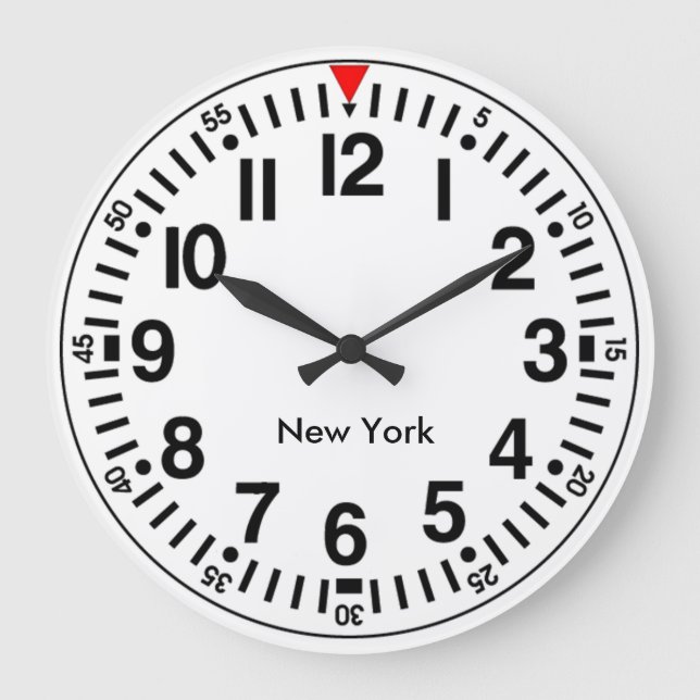 Customisable Worldtime Large Clock (Front)
