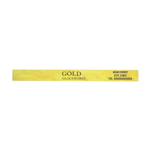Customisable Wrap Around Label