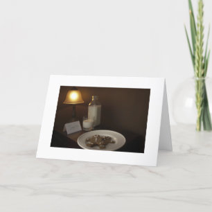 Customisable Xmas Cards Cookies Santa Claus