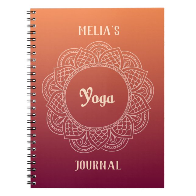 Customisable Yoga Journal (Front)