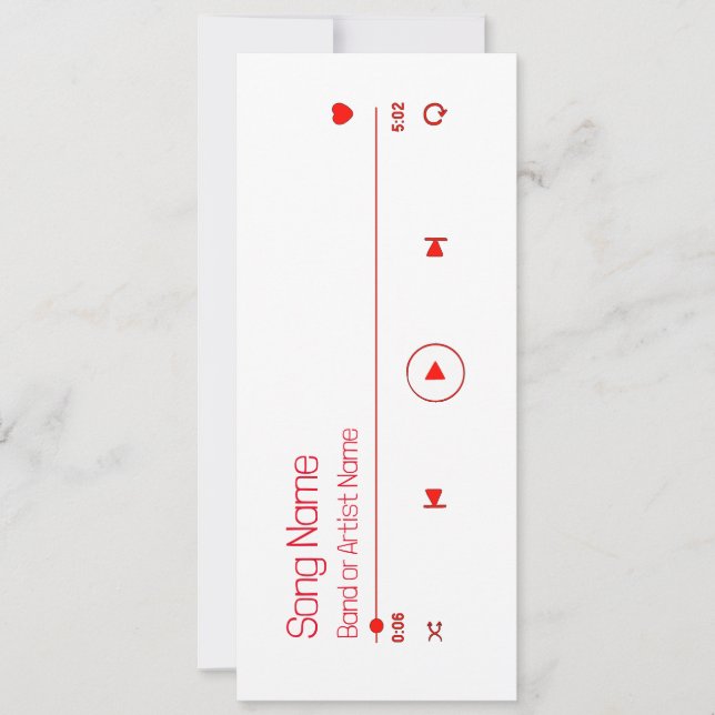 Customisable Your Favourite Music (Front)