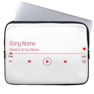 Customisable Your Favourite Music Laptop Sleeve