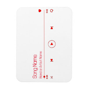 Customisable Your Favourite Music Magnet