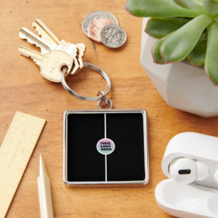 Customisable Your Logo Here branding  Key Ring