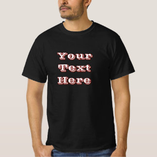 Customisable "Your Logo Here" Minimalist Shield T-Shirt