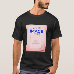 Customisable "Your Logo Here" Minimalist Shield T-Shirt