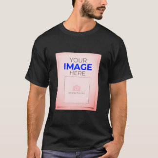 Customisable "Your Logo Here" Minimalist Shield T-Shirt