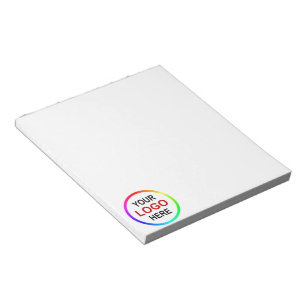 Customisable "your logo here" notepad