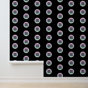 Customisable Your Logo Here Peel and Stick Wallpaper