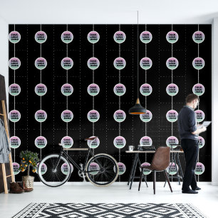 Customisable Your Logo Here Peel and Stick Wallpaper