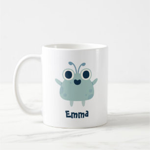 Customisable Your Name with Cute Monster Art Coffee Mug