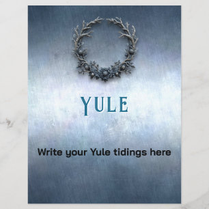 Customisable Yule Book of Shadows Page