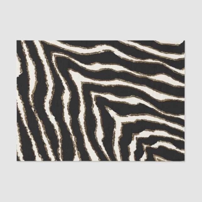 Customisable Zebra Print Tissue Paper (Front)
