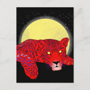 Customisable Zombie Leopard Card