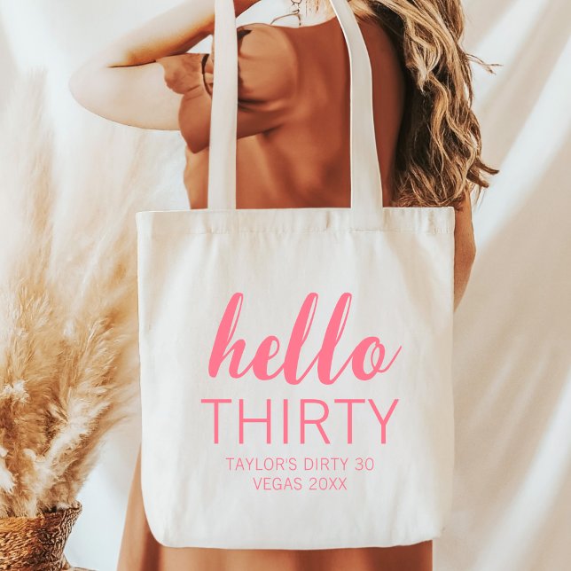 Customise 20th 30th 40th 50th Birthday Group Squad Tote Bag (Creator Uploaded)