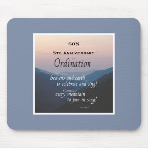 Customise, 5th Anniversary Ordination Mouse Pad