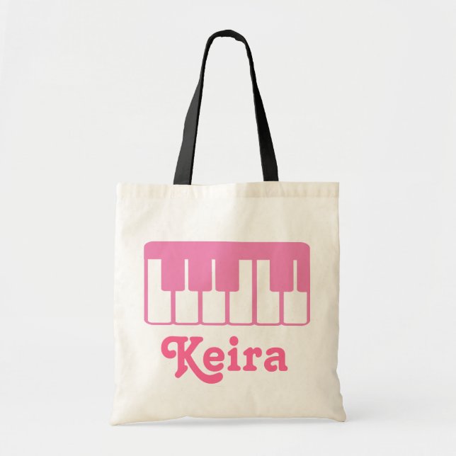 Customise A Piano Music Tote Bag (Front)