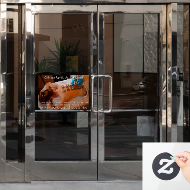 Customise Acupuncture Cupping Therapy Business 5 (Office Door)