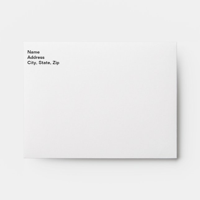 Customise Add Name Photo or Artwork Envelope (Front)