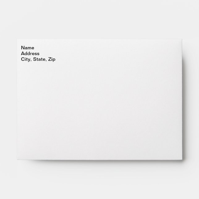 Customise Add Name Photo or Artwork Envelope (Front)