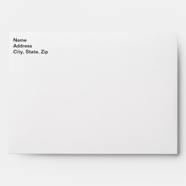 Customise Add Name Photo or Artwork Envelope (Front)