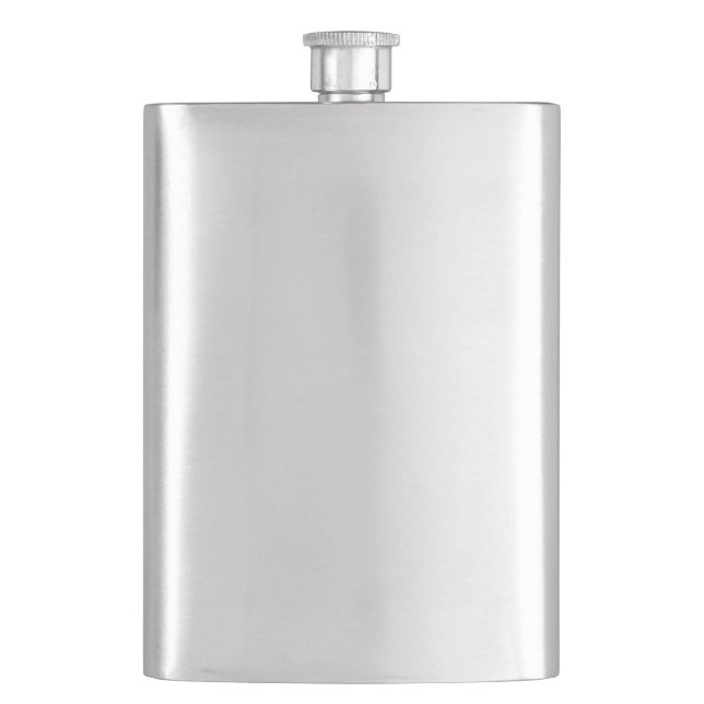 Customise Add Name Photo or Artwork Hip Flask (Front)
