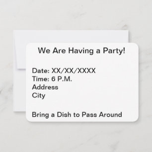 Customise Add Name Photo or Artwork Invitation