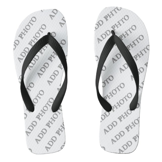 Customise Add Name Photo or Artwork Jandals (Footbed)