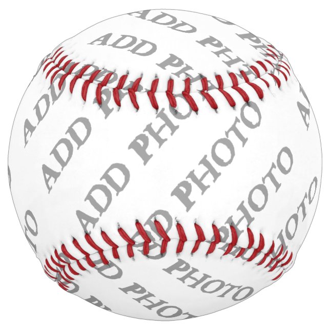 Customise Add Name Photo or Artwork Softball (Front)
