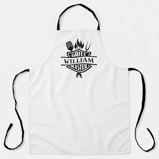Customise Adult Apron - Grill Master (Front)